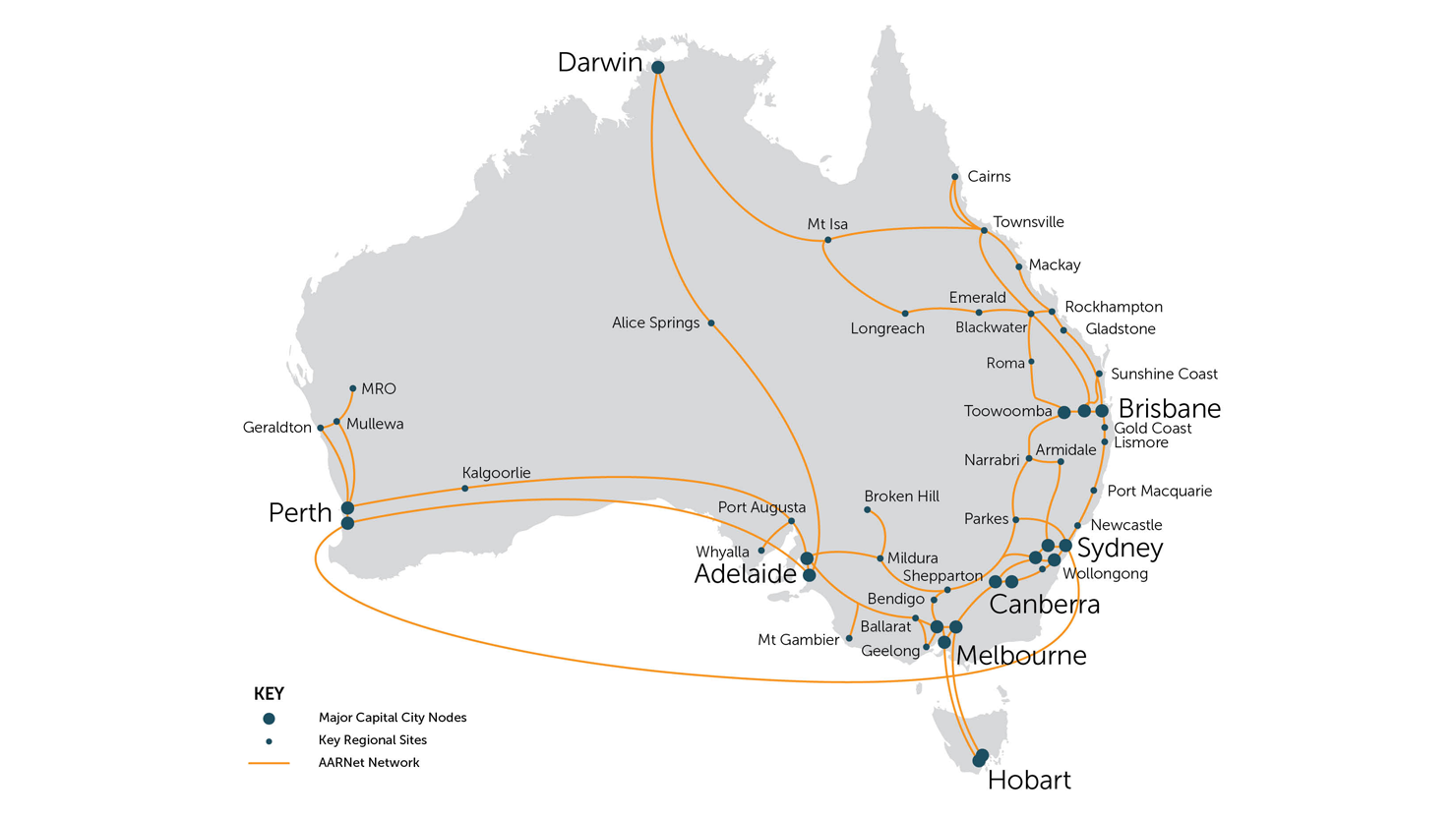 AAR Net National Map March 2025 inset